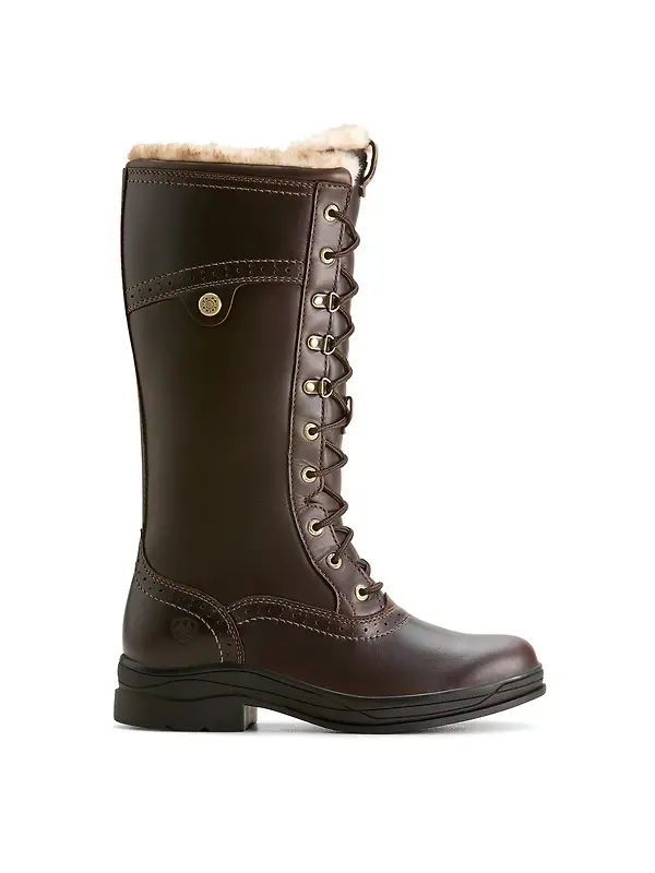 Ariat Women's Wythburn II Sherpa Waterproof Boots - Dark Mocha Image 1
