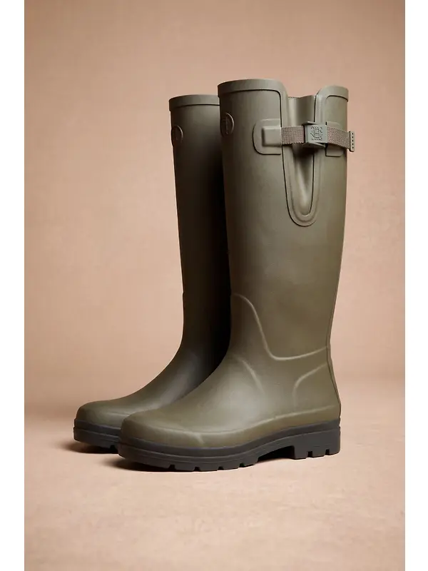 Holland Cooper Men's Farnley Wellingtons - Hunter Green Image 5