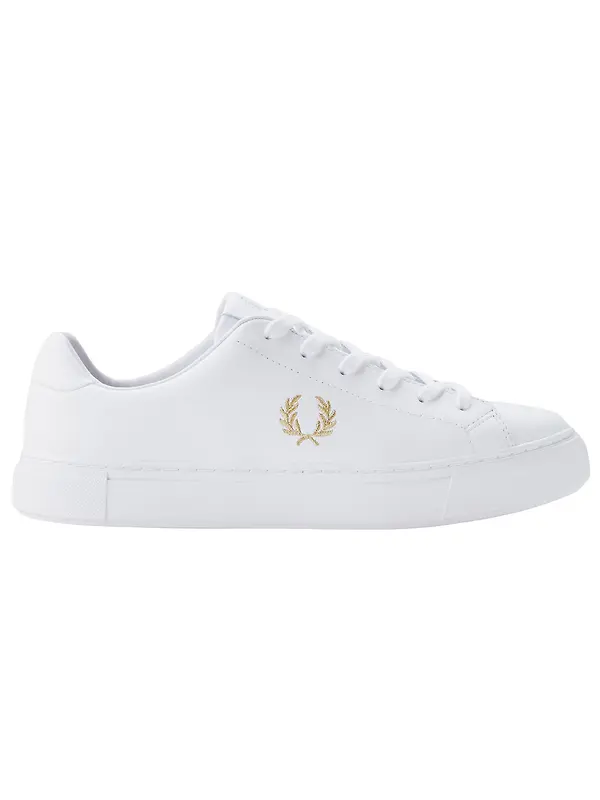 Fred Perry Men's B71 Leather Trainers - White Image 1
