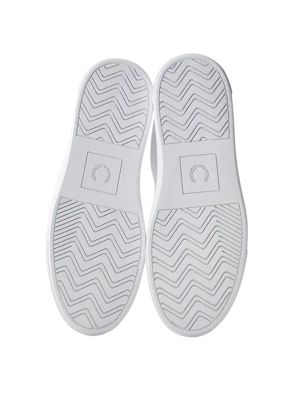 Fred Perry Men's B71 Leather Trainers - White Image 2