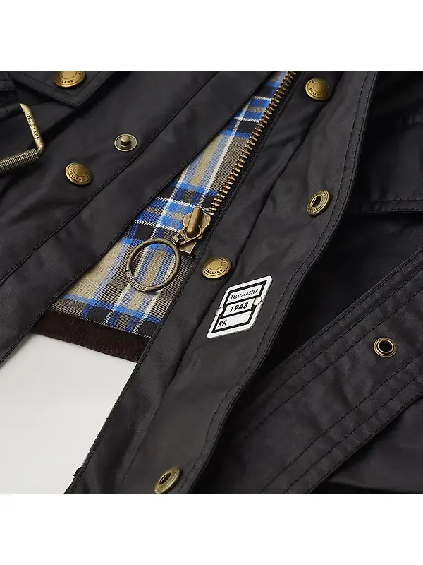 Belstaff Men's Waxed Cotton Trialmaster Jacket - Black Image 4