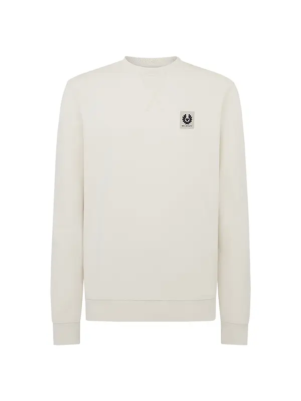 Belstaff Men's Cotton Fleece Sweatshirt - Silver Birch Image 1