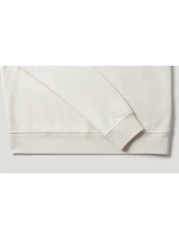 Belstaff Men's Cotton Fleece Sweatshirt - Silver Birch Image 3