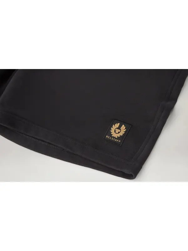 Belstaff Men's Cotton Fleece Sweatshorts - Black Image 3