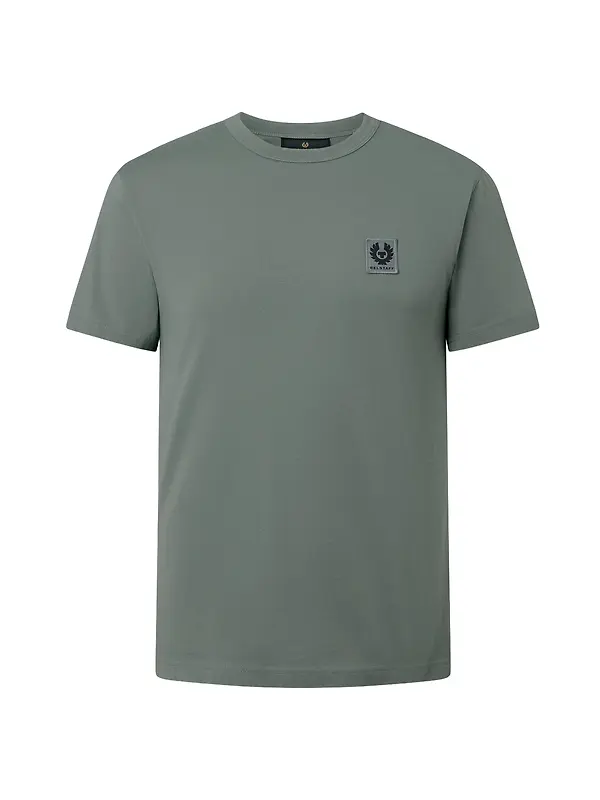 Belstaff Men's Cotton Jersey Belstaff T-Shirt - Atlantic Grey Image 1