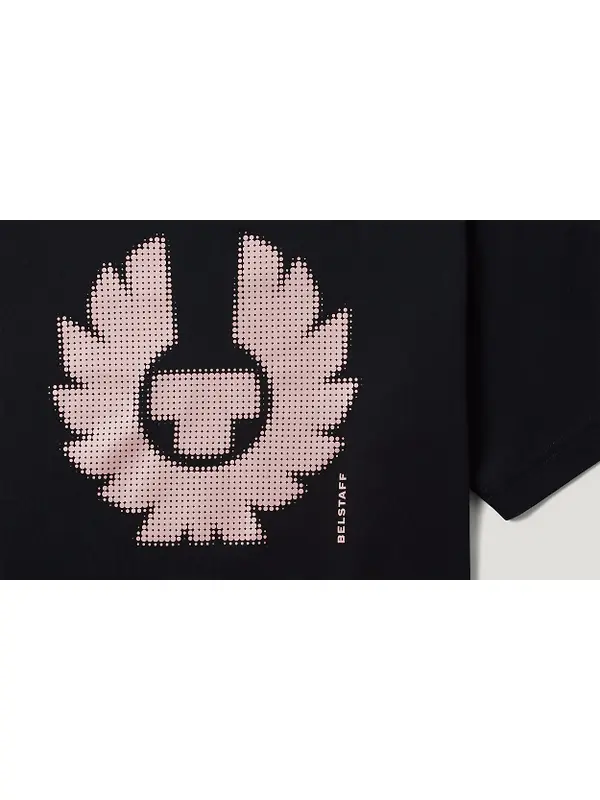 Belstaff Men's Cotton Jersey Bitmap T-Shirt - Black Image 3