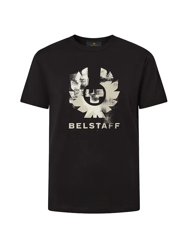 Belstaff Men's Cotton Blur T-Shirt - Black Image 1