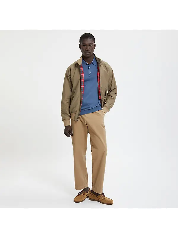 Baracuta Men's G9 Harrington Jacket - Tan Image 4