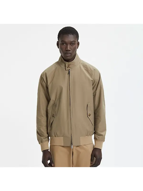 Baracuta Men's G9 Harrington Jacket - Tan Image 3