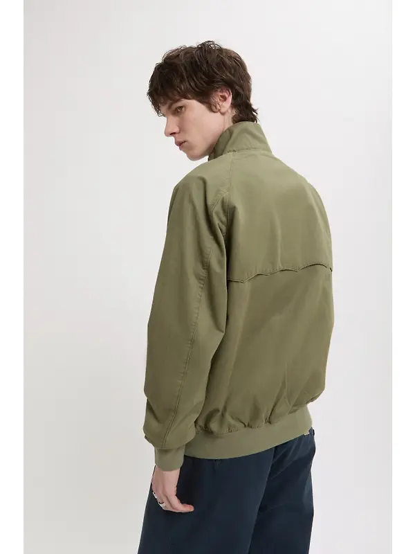 Baracuta Men's G9 Twill Harrington Jacket - Lichen Green Image 4