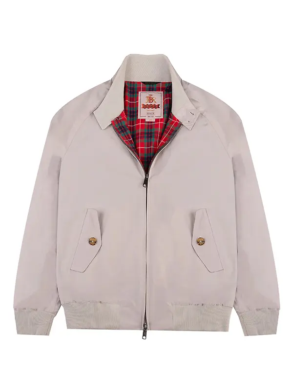 Baracuta Men's G9 Baracuta Cloth Harrington Jacket - Mist Image 1