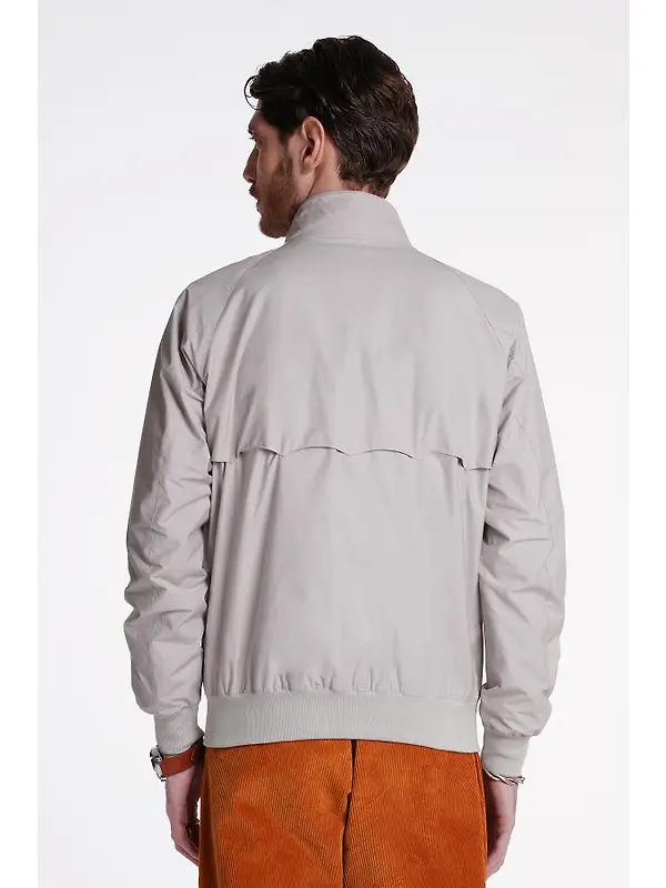 Baracuta Men's G9 Baracuta Cloth Harrington Jacket - Mist Image 3