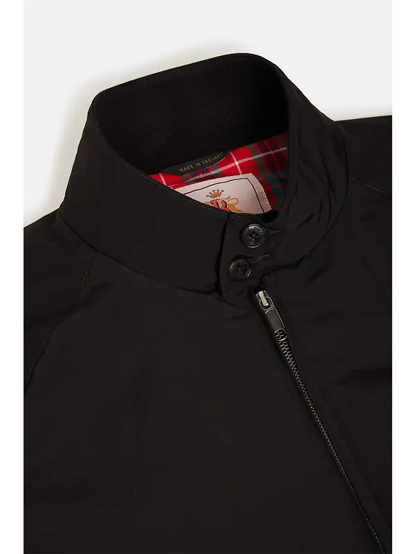 Baracuta Men's G9 Baracuta Cloth Harrington Jacket - Black Image 6