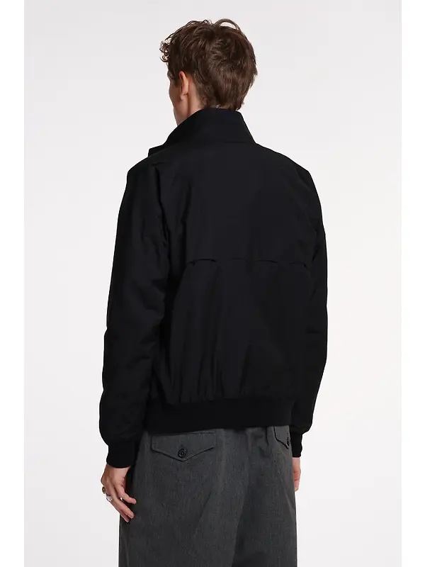 Baracuta Men's G9 Baracuta Cloth Harrington Jacket - Black Image 3