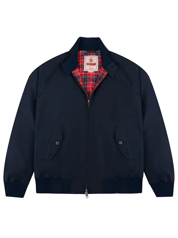 Baracuta Men's G9 Baracuta Cloth Harrington Jacket - Navy Image 1