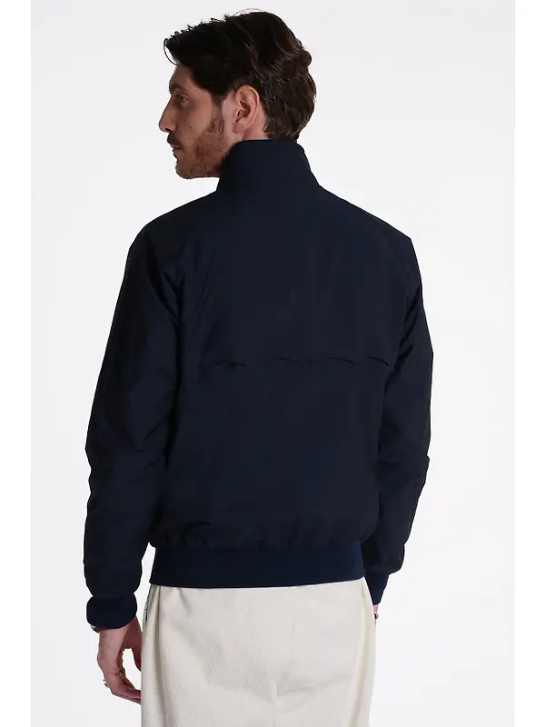 Baracuta Men's G9 Baracuta Cloth Harrington Jacket - Navy Image 3