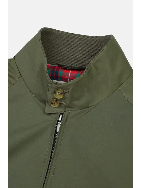 Baracuta Men's G9 Baracuta Cloth Harrington Jacket - Beech Image 8