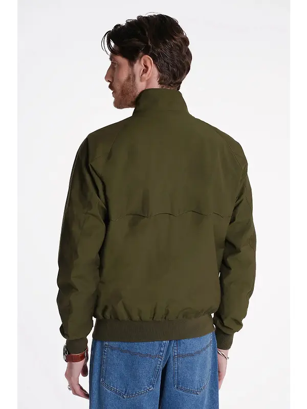 Baracuta Men's G9 Baracuta Cloth Harrington Jacket - Beech Image 3