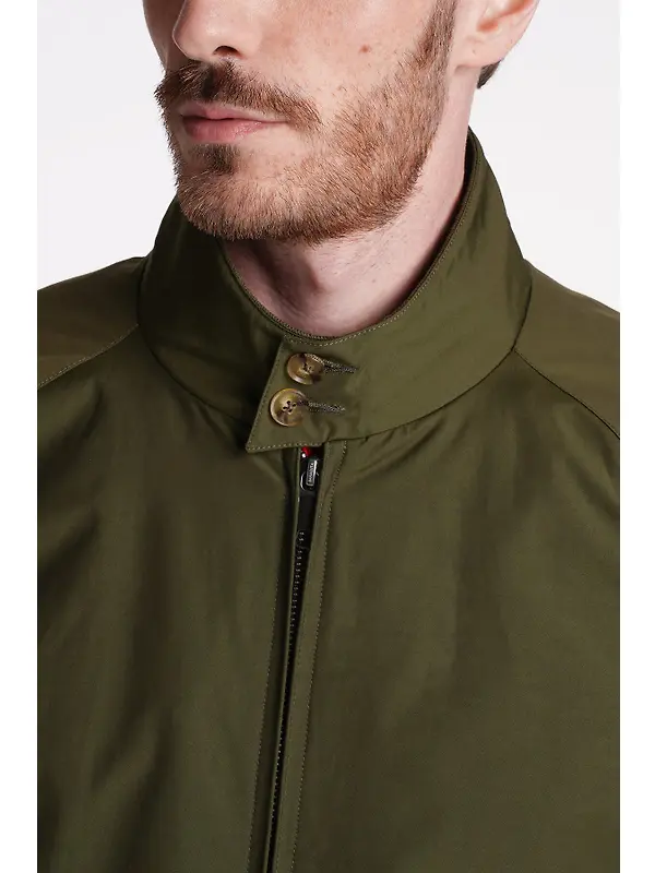 Baracuta Men's G9 Baracuta Cloth Harrington Jacket - Beech Image 6