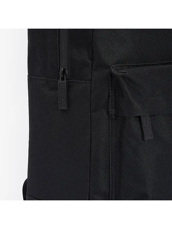 Barbour International Knockhill Essential Backpack - Black Image 5
