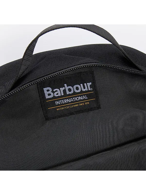 Barbour International Knockhill Essential Backpack - Black Image 6