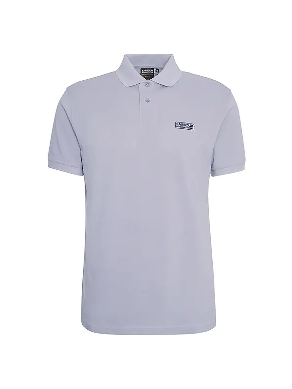 Product image of Barbour International Men's Essential Polo Shirt - Pale Slate