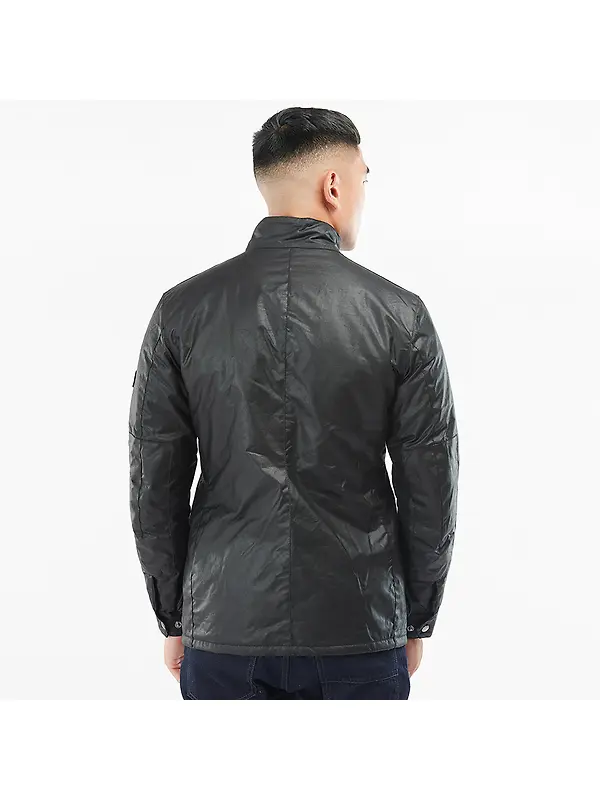 Barbour International Men's Tourer Duke Wax Jacket - Black Image 4