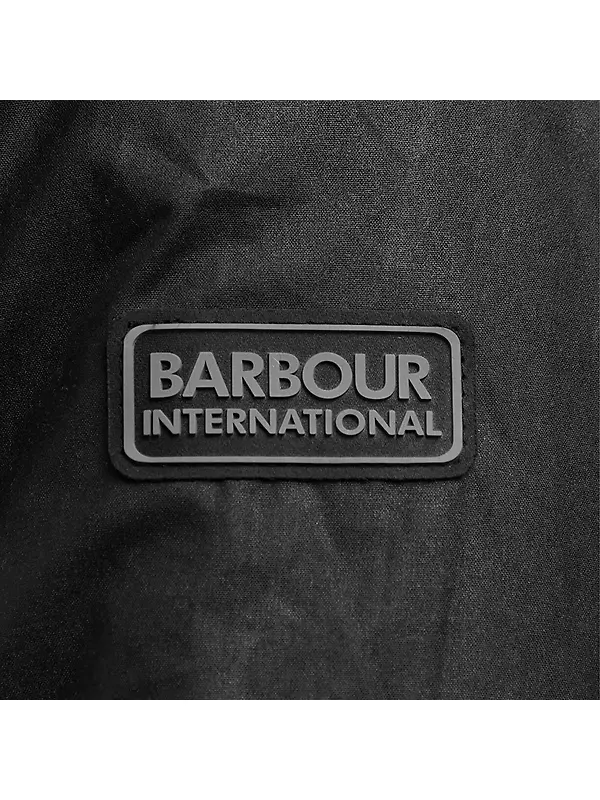 Barbour International Men's Tourer Duke Wax Jacket - Black Image 7