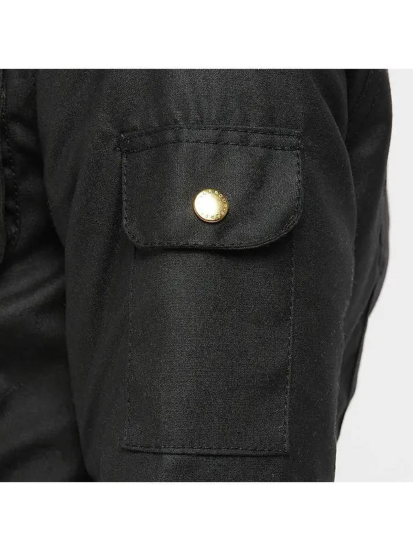 Barbour International Women's International Wax Jacket - Black Image 9
