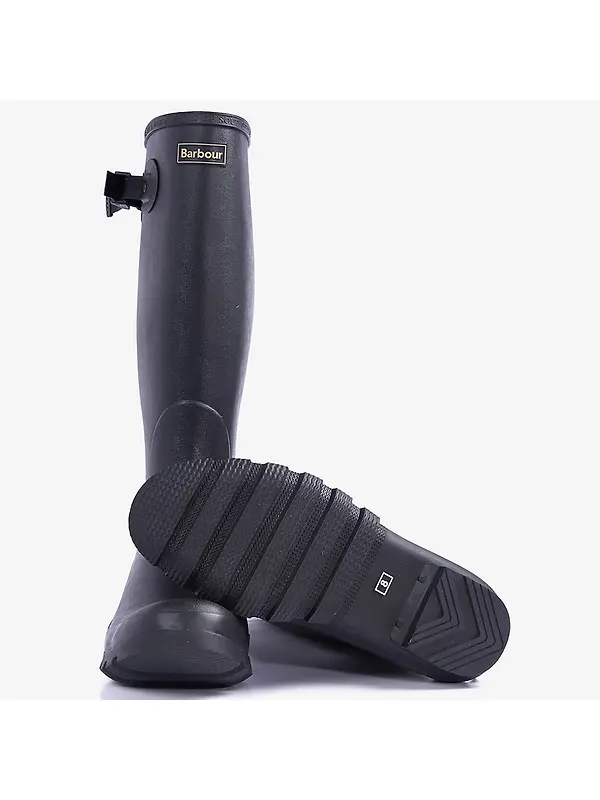 Barbour Men's Bede Tall Wellingtons - Black Image 4