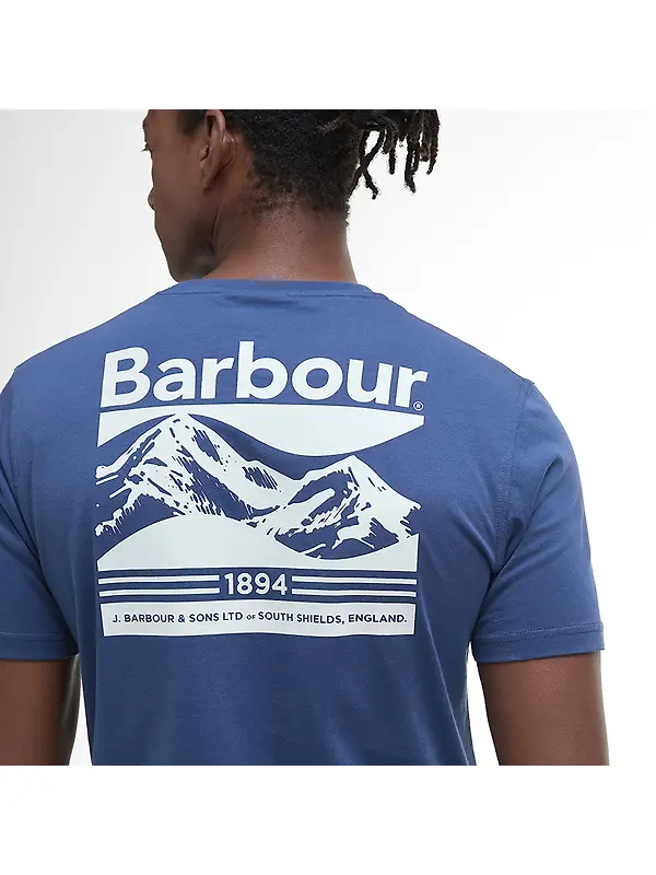 Barbour Men's Camber Graphic T-Shirt - Oceana Image 6
