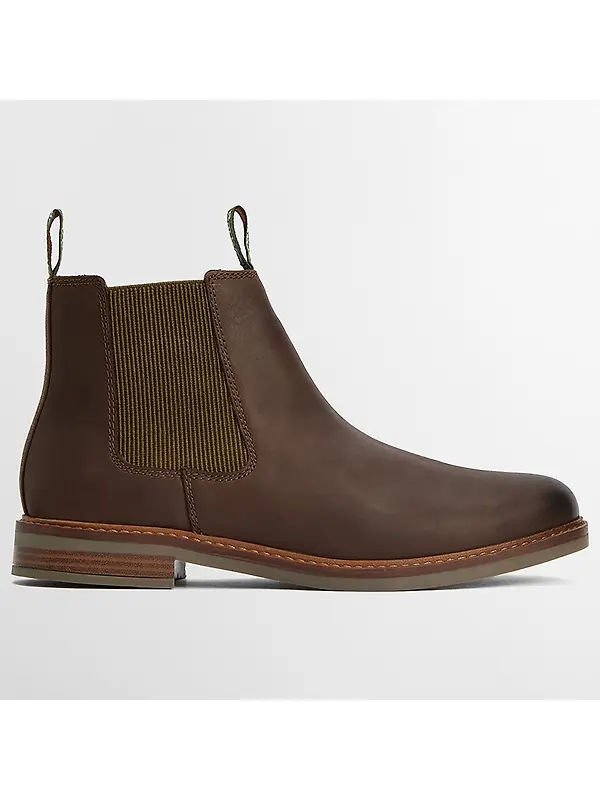 Barbour Men's Farsley Chelsea Boots - Choco Image 7
