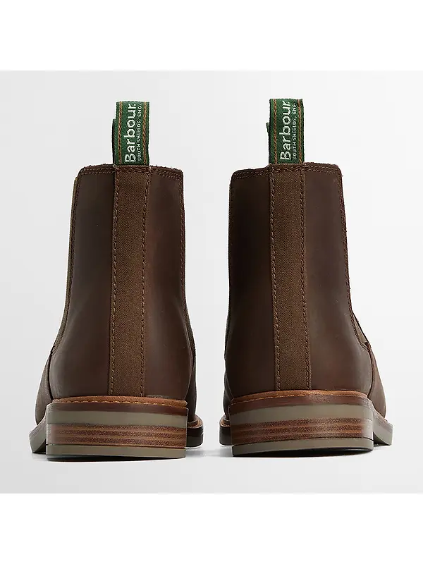 Barbour Men's Farsley Chelsea Boots - Choco Image 3