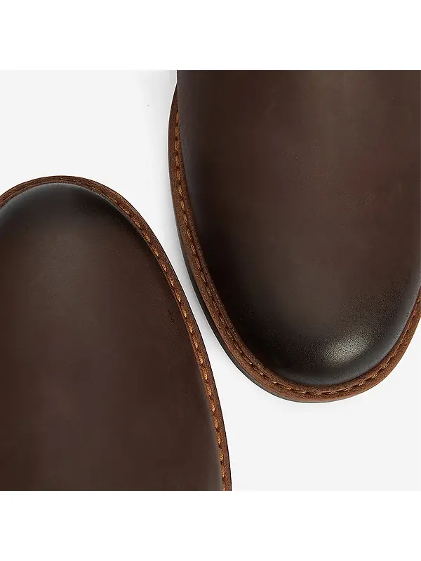 Barbour Men's Farsley Chelsea Boots - Choco Image 5