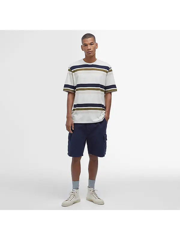 Barbour Men's Grindle Cargo Relaxed Shorts - Navy Image 2
