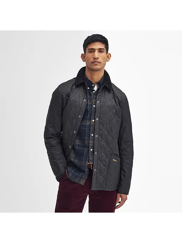 Barbour Men's Heritage Liddesdale Quilted Jacket - Black Image 2
