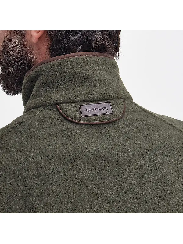 Barbour Men's Langdale Fleece Gilet - Olive Image 8