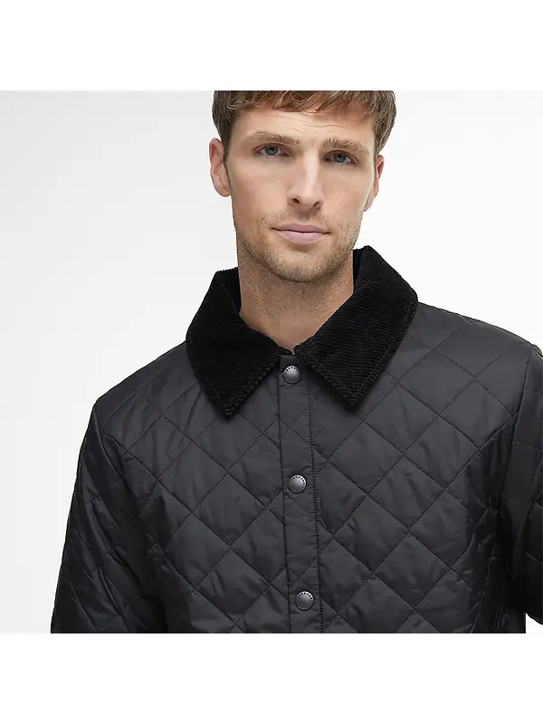 Barbour Men's Liddesdale Quilted Jacket - Black Image 5