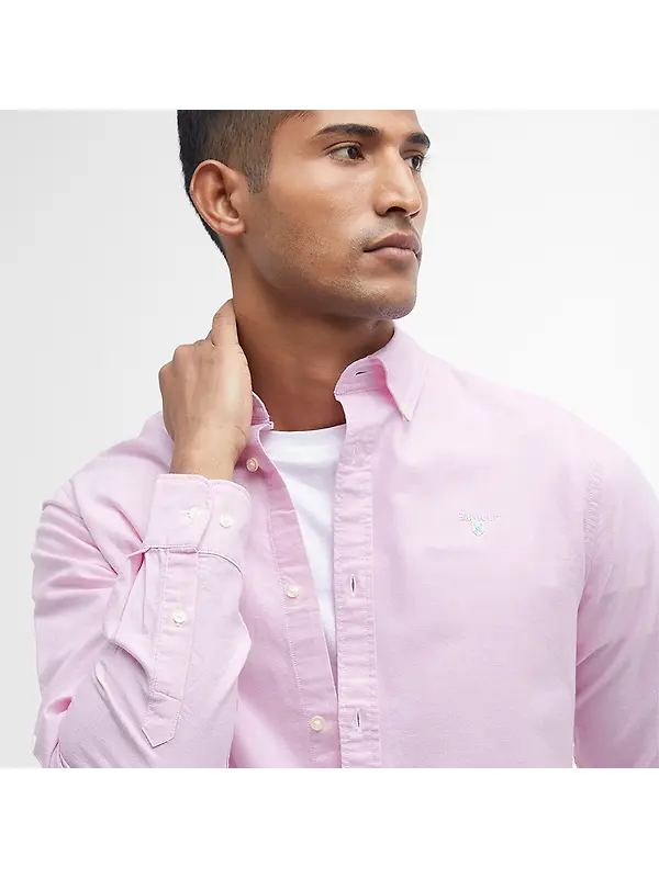 Barbour Men's Oxtown Tailored Shirt - Pink Image 4