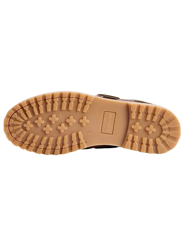 Barbour Men's Tiller Moccasin Boots - Mahogany Image 8