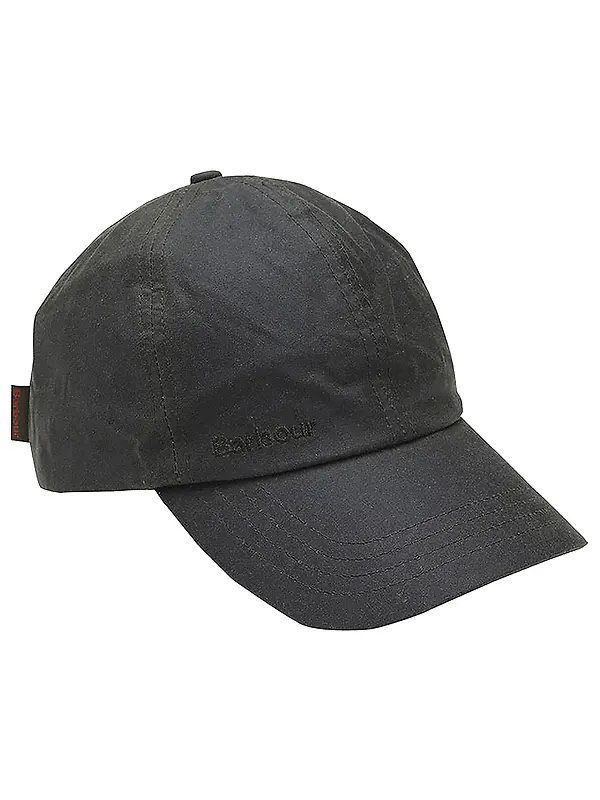 Barbour Wax Sports Cap - Sage Image 1
