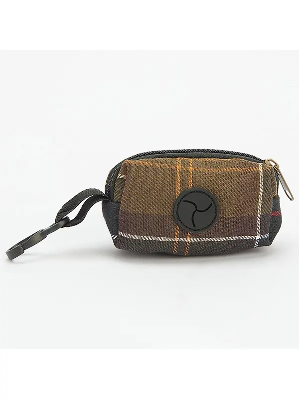 Barbour Tartan Poop Bag Dispenser - Classic Tartan Image 2