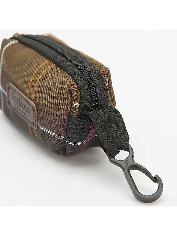 Barbour Tartan Poop Bag Dispenser - Classic Tartan Image 3