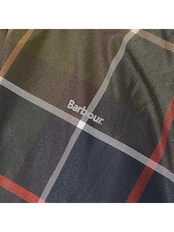 Barbour Tartan Showerproof Poncho - Classic Tartan Image 8