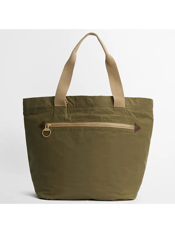Barbour Transport Carry All Tote Bag - Dusky Green Image 3