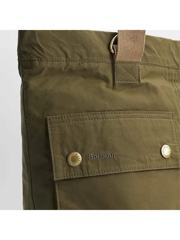 Barbour Transport Carry All Tote Bag - Dusky Green Image 4