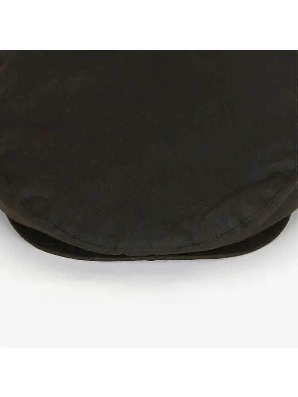 Barbour Wax Flat Cap - Olive Image 4