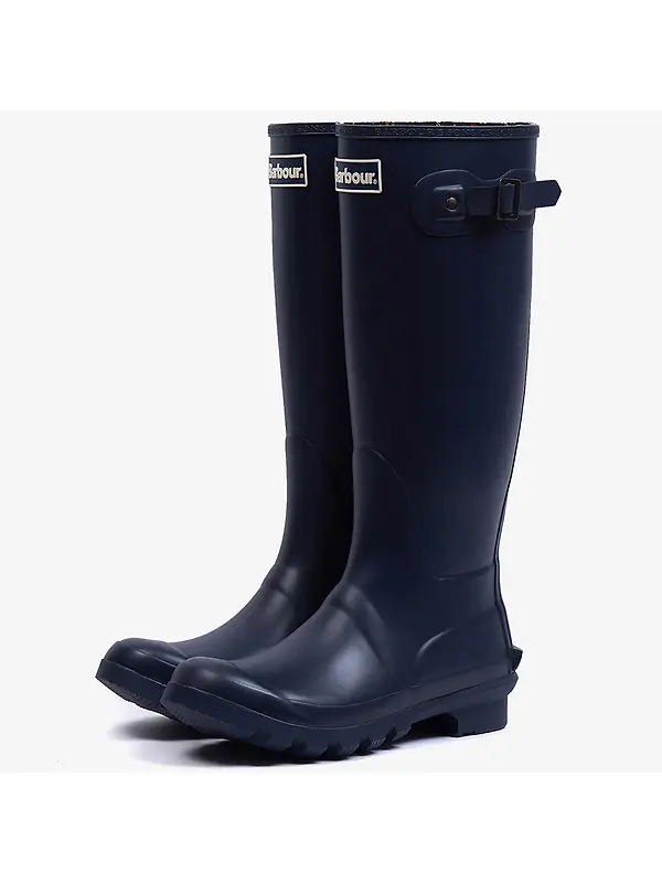 Barbour Women's Bede Wellington Boots - Navy Image 2