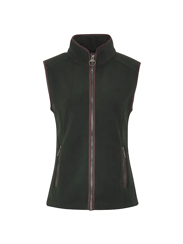 Barbour Women's Country Colton Fleece Gilet - Sage Image 1