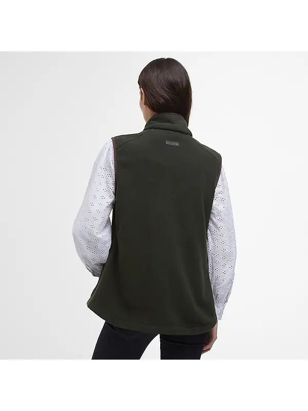 Barbour Women's Country Colton Fleece Gilet - Sage Image 4